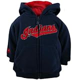 Majestic Cleveland Indians Navy Blue Infant Full Zip Hoody Sweatshirt