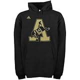 adidas Army Black Knights Black Second Best Pullover Hoodie Sweatshirt (Small)