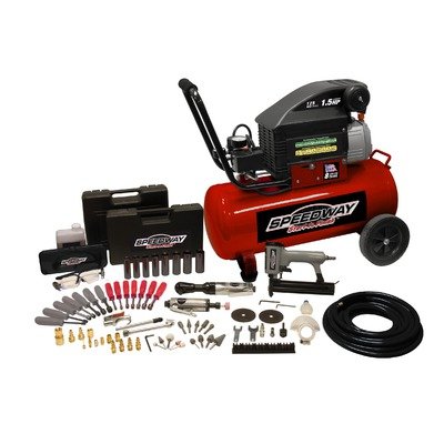 Speedway 6909 8-Gallon Air Compressor with 77 Piece Kit