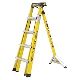 Little Giant 12580 Ultra Step 5-to-8-Foot 300-Pound Duty Rating Adjustable Fiberglass Stepladder