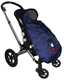 7A.M. Enfant Pookie Poncho Cover for Carrier, Stroller, or Car Seat - Navy