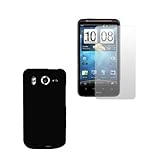 Premium Black Hard Rubberized case with Clear Crystal Screen Protector for  ....