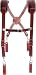 Occidental Leather 5009O Heavy Duty Leather Suspenders with Leather Shoulder Pads