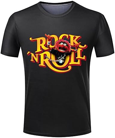 Okarfour Muppets Animal Rock N Roll 3D Printed Mens T Shirt