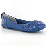 Hush Puppies Joyce Blue Leather Womens Shoes
