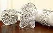 ESSEX CRYSTAL NAPKIN RINGS - ESSEX COLLECTION SET OF FOUR CRAFTED CRYSTAL NAPKIN RINGS - Napkin Rings