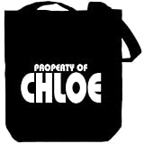 Property Of Chloe Prénoms Féminins Sac Cabas (Noir, Toile, Unisexe)