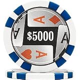 100 4 Aces Poker Chips - $5000