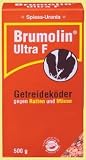 Brumolin 05863294 Ultra F Getreidek&ouml;der gegen Ratten und M&auml;use mit Haferflocken, 500 g