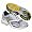 Silver/Yellow/Black : Width - D - Medium