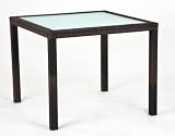 Amalfi 4 Seat Outdoor Dining Table (Espresso) (29