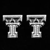 Dayna U Texas Tech Red Raiders Sterling Silver Post Earrings