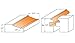 CMT 800.524.11 3 piece Small Arch Door Set, 1/2-Inch Shank