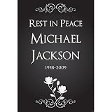 41FV2wXNPEL. SL160  Professionally Framed Michael Jackson  Music Poster   11x17 with RichAndFramous Black Wood Frame