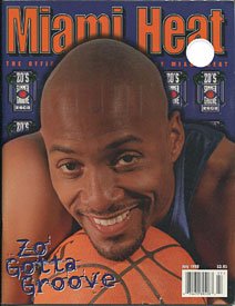 Alonzo Mourning 1998 Miami Heat Program