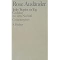 Rose Ausl�nder. Gesammelte Werke: Gesammelte Werke VIII. Jeder Tropfen ein Tag: Gedichte aus dem Nachla�. Gesamtregister: BD 8
