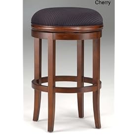 Oak View Backless Swivel Counter Stool - Cherry by Hillsdale Furniture