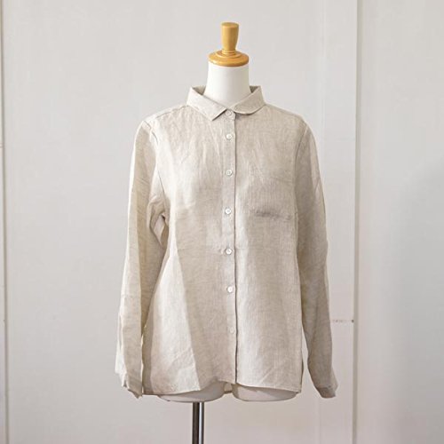 (サンバレー) SUNVALLEY リネン生地２WAY長袖シャツカシュクール