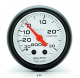 Auto Meter | 5703 2 1/16 Phantom - Boost / Vacuum Gauge - Mechanical - 30 In. Hg / 30 PSI