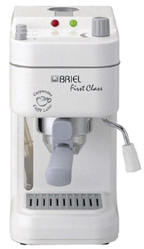 Briel ファーストクラス エスプレッソ・カプチーノメーカー ホワイト (ES13JW)