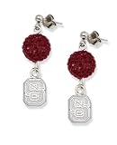 NCAA North Carolina State Wolfpack LogoArt Ovation Earrings