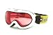 Bolle Kids' Boost Goggles, White GoJoe, Vermillion Lens