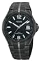 Pulsar Men's PXH753 Black Ion Finish Case and Bracelet Black Dial Watch