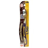 SportzDent Collegiate Toothbrush, Louisiana State University, Soft Bristles, 6 Brushes