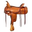 16" Flex-Lite Iron Tunnel trail Saddle by Circle Y