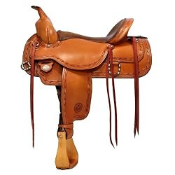 16" Flex-Lite Iron Tunnel trail Saddle by Circle Y