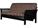 Cottage Futon 80957212158F Sofia Select Hardwood Full Size Futon Frame - Black - Mattress sold seperately