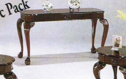 Sofa Table Traditional Style Cherry Finish
