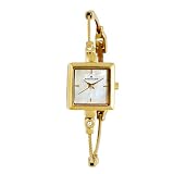 AK Anne Klein Womens 109116MPGB Gold-Tone Squa