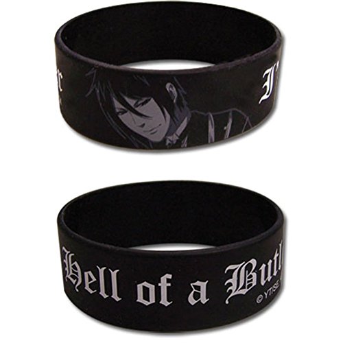 Black Butler Men's Sebastian Anime Wristband