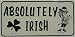 LP - 437 Absolutely Irish License Plate - X031
