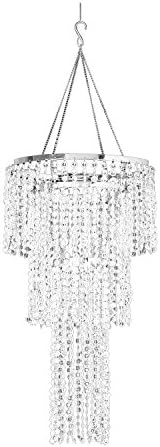 ZAPPOBZ HLL1103 Jeweled Tiered Chandelier, Crystal