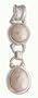 Pearl pendant, 'Somewhere Between' 2" L