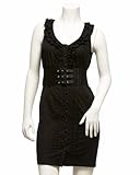 2b Pleated Cinch Belt Dress - black (S)