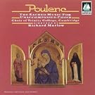 Musique Sacr�e pour choeur � capella