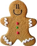 Beautiful Cookies Organic Party Favors-Gingerbread Man Organic Cookies Cookies, 10 Cookies