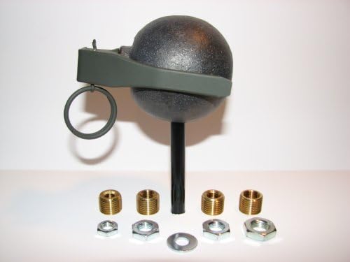 Baseball Grenade Gear Shift Knob - Side Mount - Metric