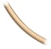 Jewelry : 14k Yellow Gold Italian 6mm Omega Necklace, 18"