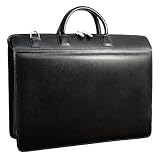 Jack Georges Prestige Collection Triple Gusset Top Zip Briefcase