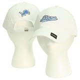 Detroit Lions Women's Slouch Fit Adjustable Baseball Hat - White