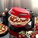 Pizza Express Delizia mit Timerfunktion - Spezieller Elektrobackofen von G3 Ferrari f�r das backen 
von Pizzas. Mit diesem patentierten K�chenwunder gelingen Pizzen auf Anhieb und schmecken wie aus 
dem Steinbackofen. Das Besondere an diesem Ger�t ist die Steinbackfl�che, welche die Hitze 
gleichm��ig an den Teig abgibt und die Feuchtigkeit des Teigs aufnimmt. In 4-5 Minuten ist eine 
selbstgemachte Pizza fertig. Fertigpizzen aus dem Supermarkt sogar noch schneller - und das alles 
ohne Rauch oder Geruchsbel�stigung. Im Vergleich zum Backofen k�nnen Sie sogar noch Energie sparen, 
da nicht die viele Luft im Backofen erhitzt werden mu�. Der Ofen ist ideal f�r Partys oder die Pizza 
zwischendurch. Technische Daten: Temperatur ist mittels Drehknopf (Skala 1-3) stufenlos einstellbar 
(190-400C); Farbe rot; Im Lieferumfang enthalten sind 2 Teigschaber aus Holz um die Pizzen in den 
Ofen hineinzulegen oder herauszunehmen. Das Ger�t kann auch f�r Flammenkuchen, Kuchen, 
Fleischspeisen oder Fertiggerichten verwendet werden. Ideal auch als Geschenk.