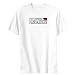 T-Shirt White Elegant Flag 