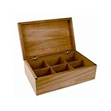 Wooden Tea Box by Fox Run
