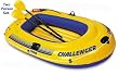 Challenger 200 - Inflatable River Fishing Raft 2 person Boat SET with Pump and Oars - Intex #68357
