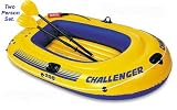 Challenger 200 - Inflatable River Fishing Raft 2 person Boat SET with Pump and Oars - Intex #68374