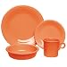Fiesta 4-Piece Place Setting, Tangerine